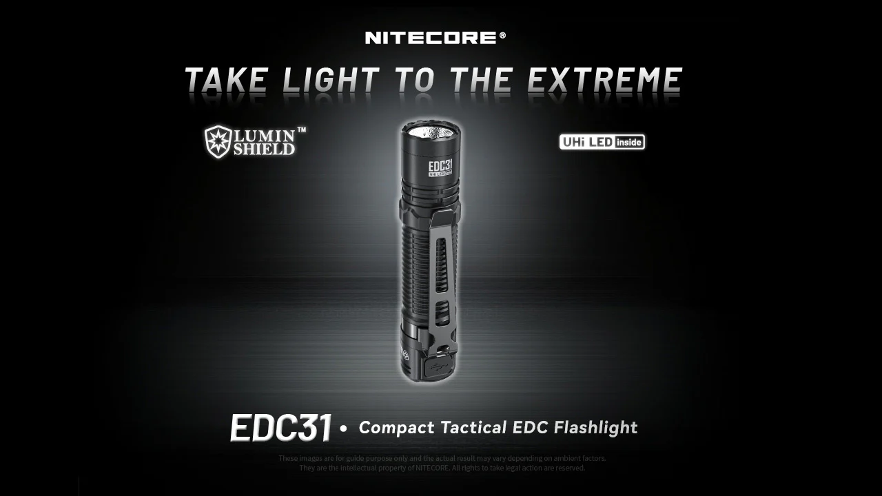 Nitecore EDC31 3500 Lumen USB-C Rechargeable EDC Flashlight - Image 2