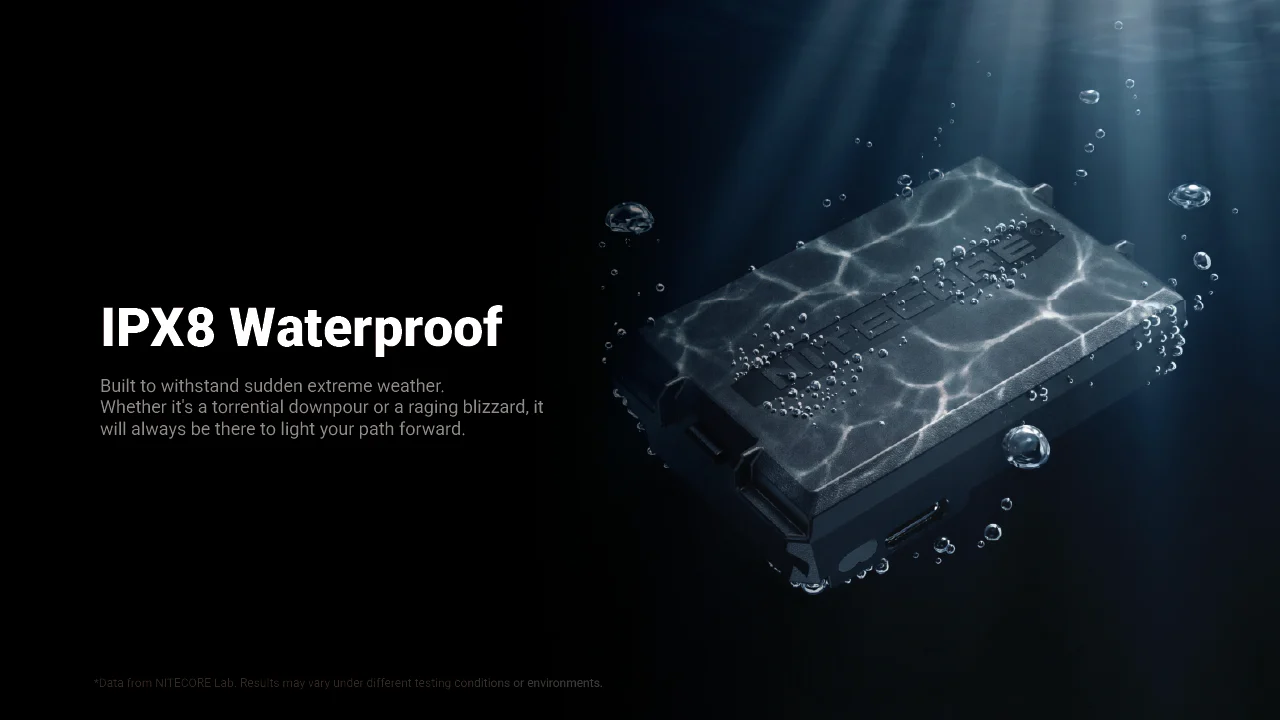 Nitecore HLB2500 All-Weather Battery Pack for HA29 UHE and HA27 UHE - Image 8