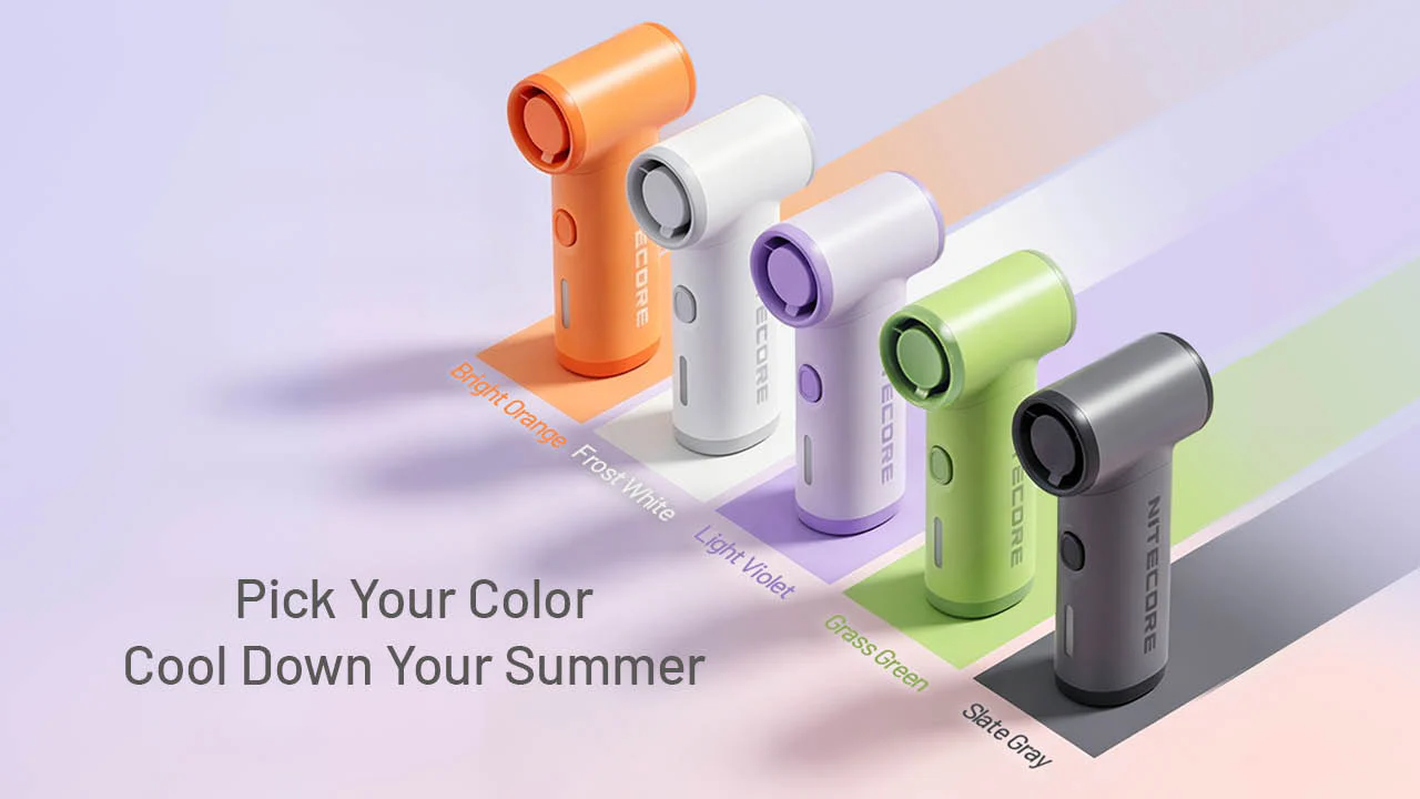 Nitecore NEF nano Palm-Sized High Speed Handheld Fan - Image 12
