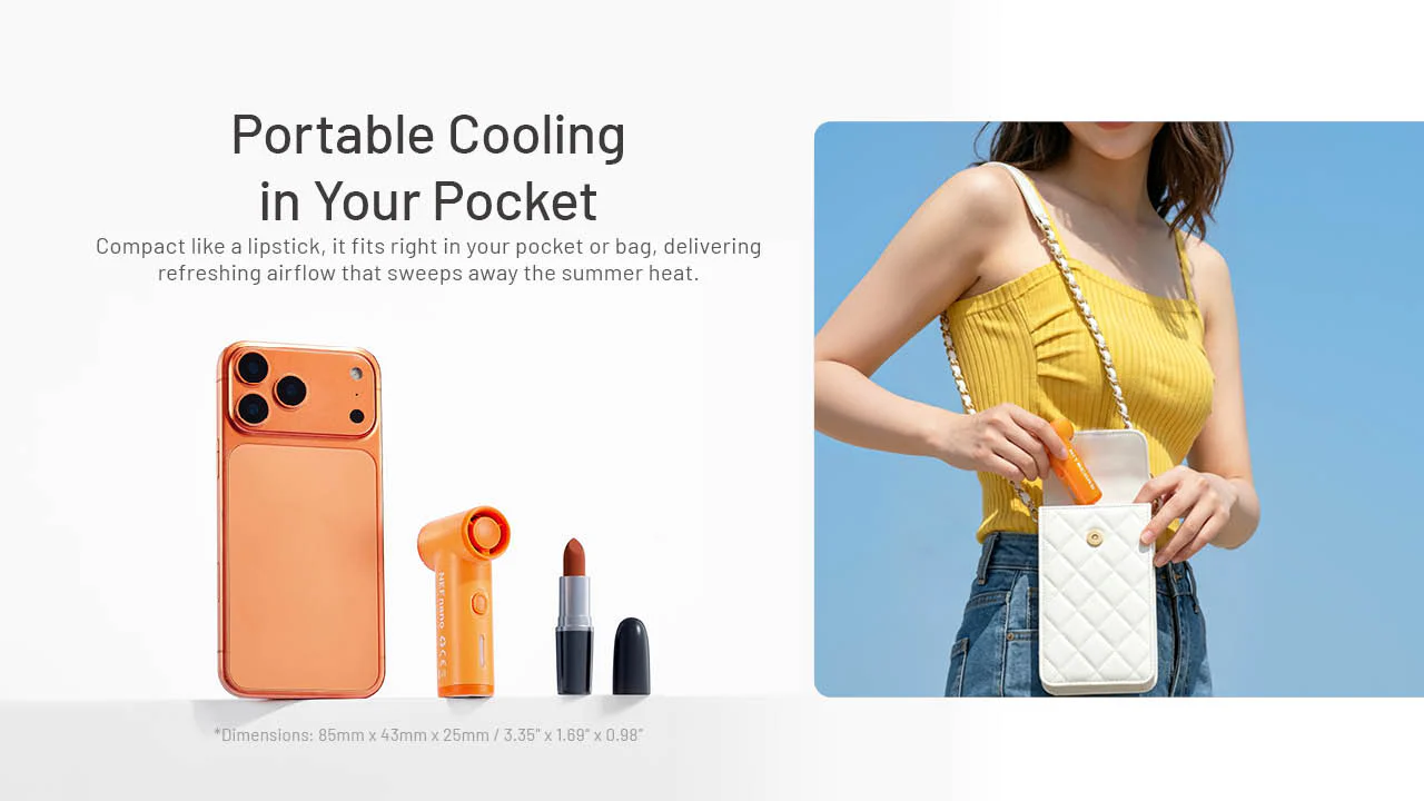 Nitecore NEF nano Palm-Sized High Speed Handheld Fan - Image 7