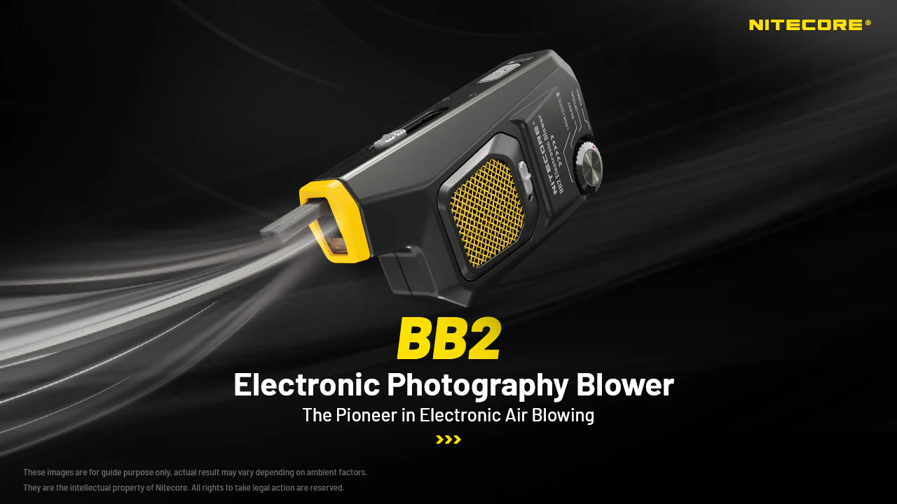 Nitecore BB2 Rechargeable Air Duster for Cameras and Electronics - Image 2