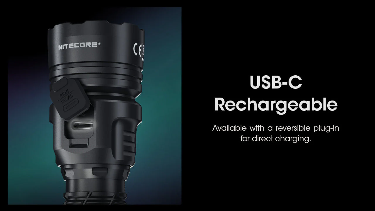 Nitecore MH25 Pro 3300 Lumen Long Throw Rechargeable Hunting Light Kit - Image 3