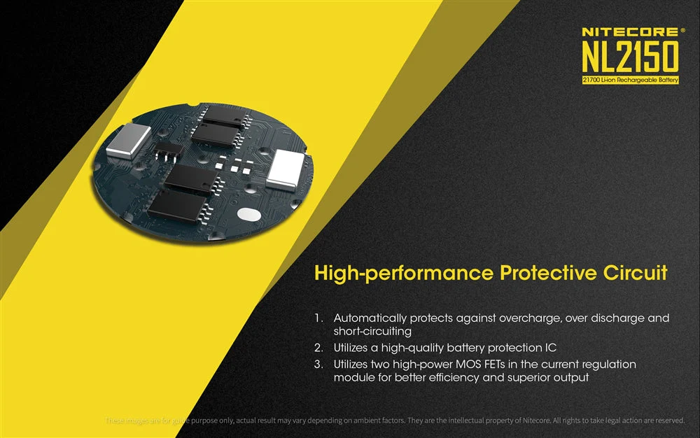 Nitecore NL2150 5000mAh Rechargeable 21700 Battery - Image 5