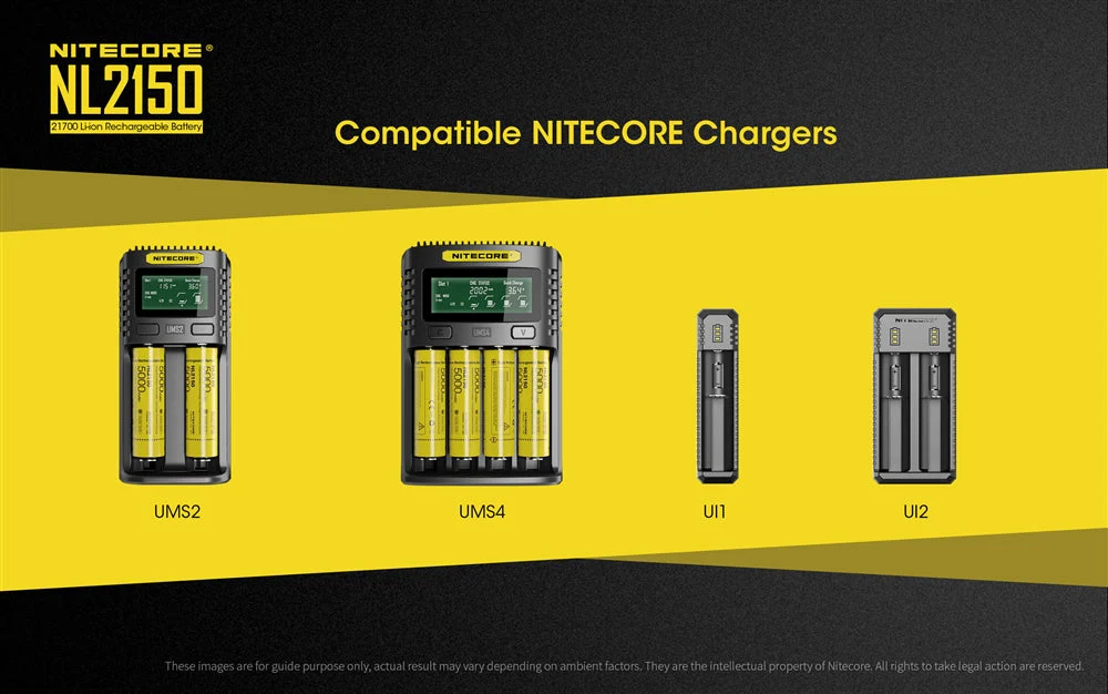 Nitecore NL2150 5000mAh Rechargeable 21700 Battery - Image 9