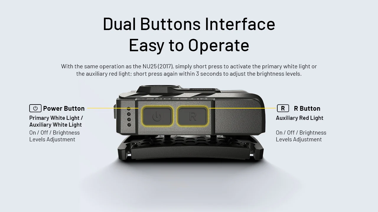 Nitecore NU20 Classic Headlamp with NB10000 Gen 4 Power Bank - Image 5