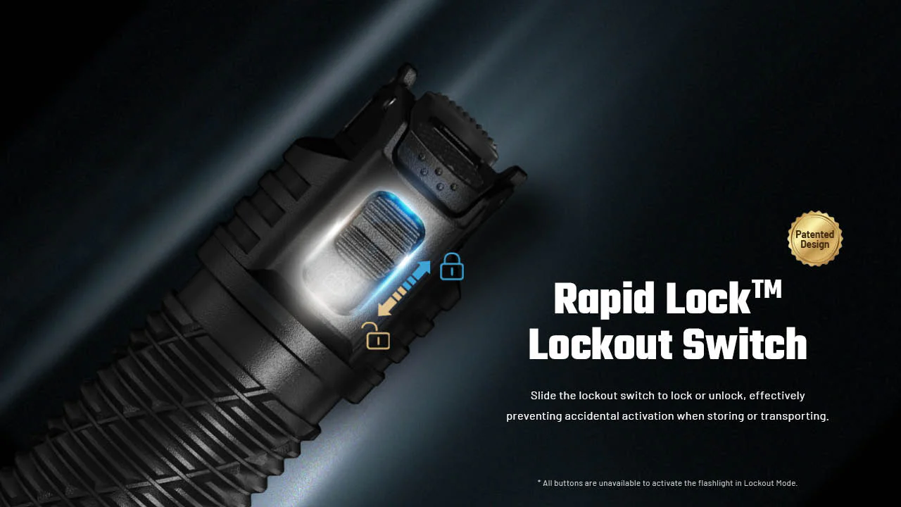 Nitecore P27iX 5000 Lumen Customizable Tactical Flashlight with Multi-Beam Modes - Image 10