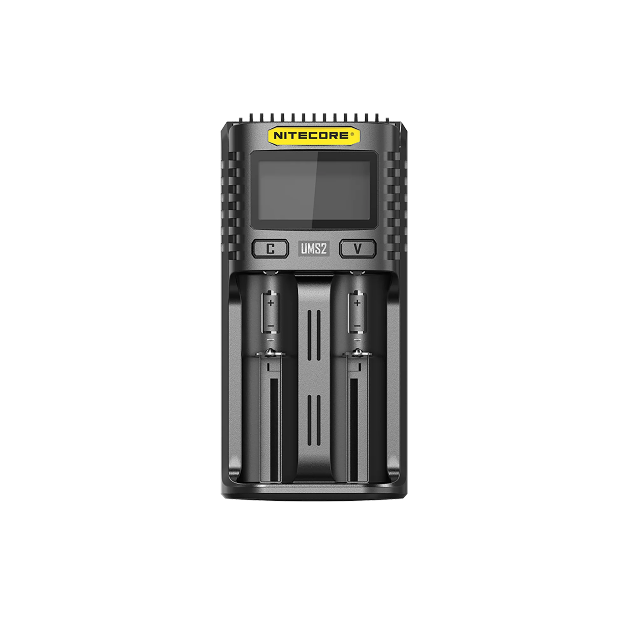 Nitecore UMS2 Dual-Slot USB-C Fast Charger, for 18650, 21700 batteries