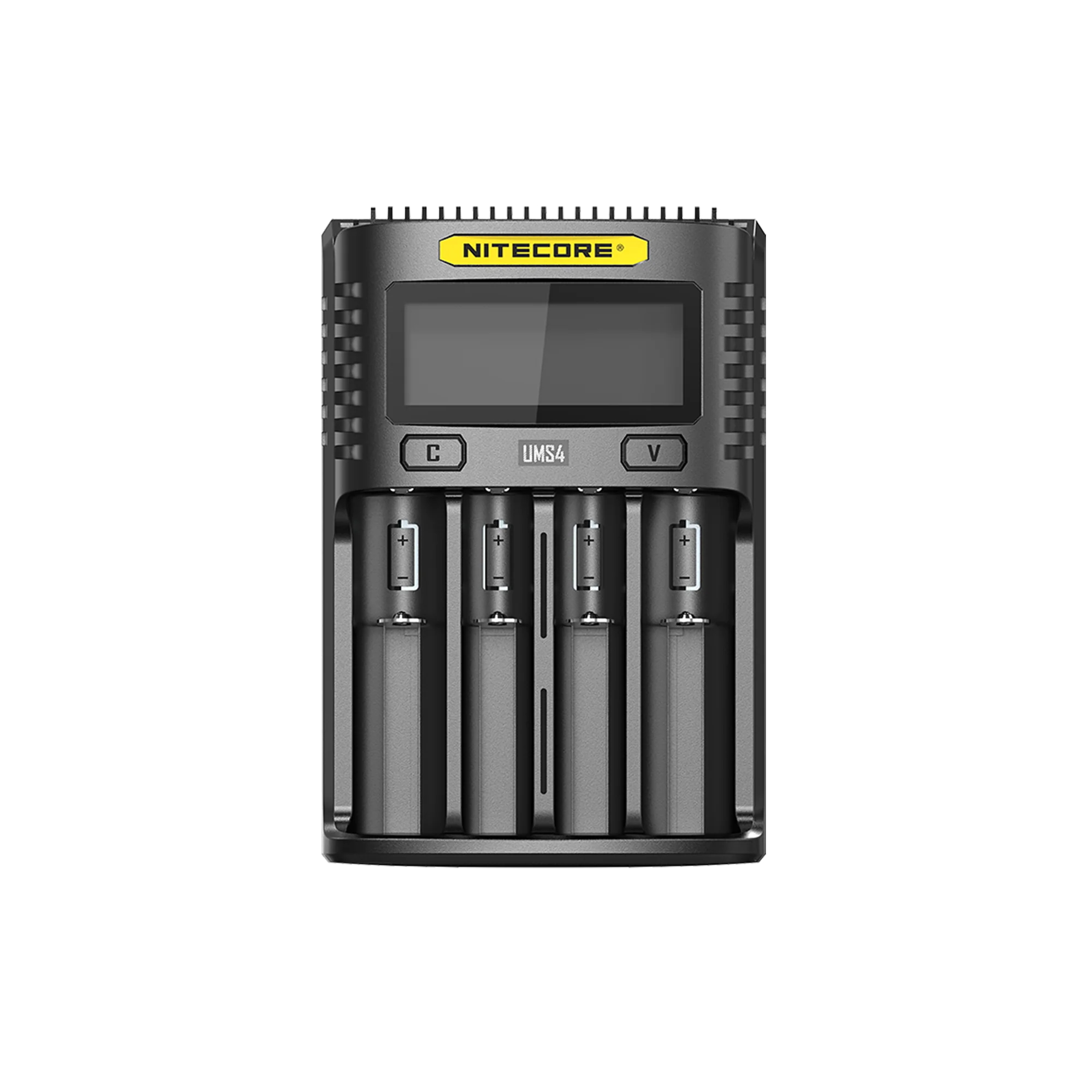 Nitecore UMS4 USB Four-Slot USB-C Fast Charger, for 18650, 21700 Batteries