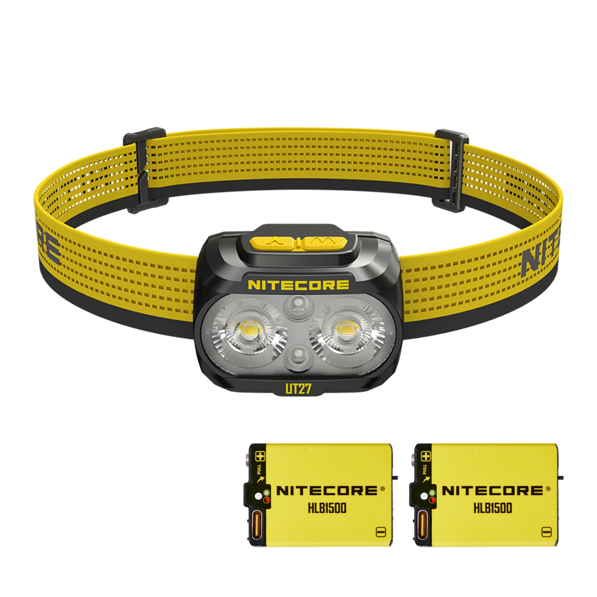 Nitecore UT27 Pro 800 lumen Rechargeable Running Headlamp - Includes Extra HLB-1500 Battery