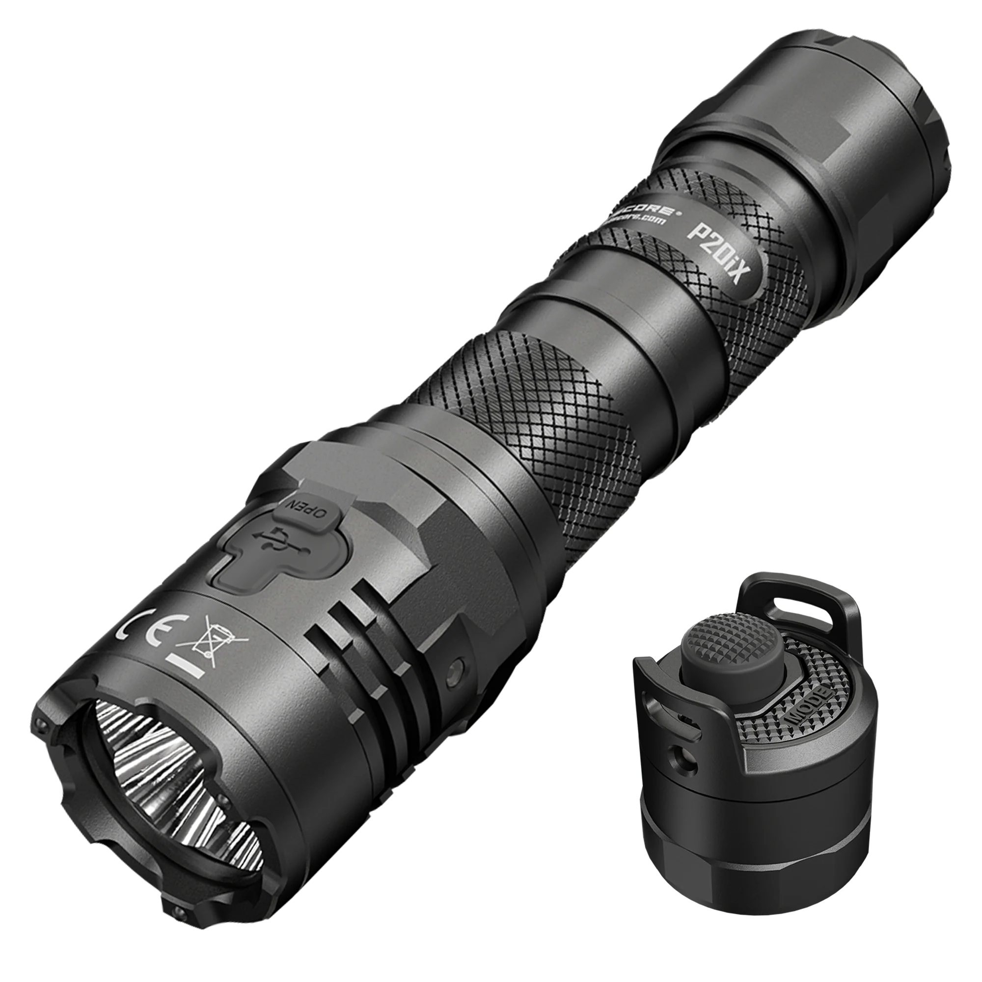 Nitecore P20iX 4000 Lumen Tactical Flashlight with NTC2i Guarded Tail Cap