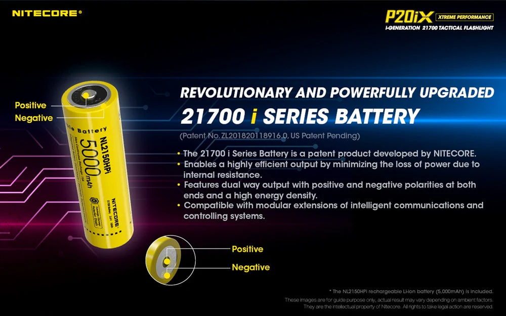 Nitecore P20iX 4000 Lumen Tactical Flashlight with NTC2i Guarded Tail Cap - Image 8