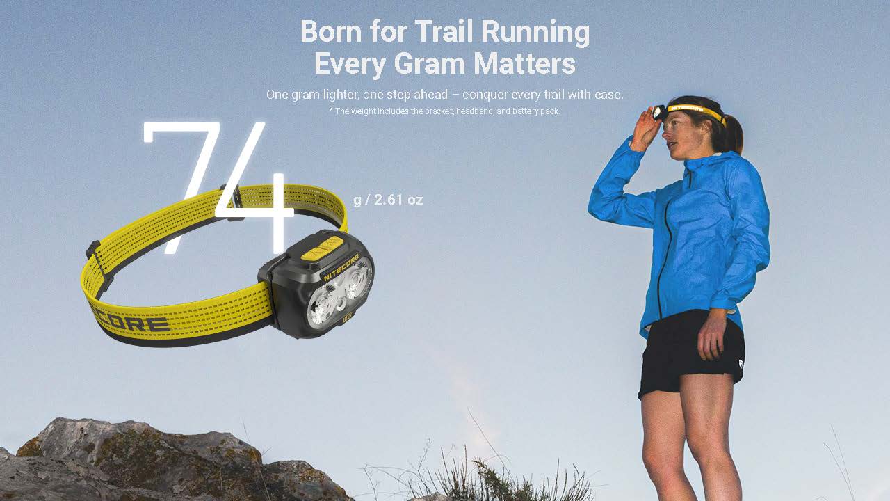 Nitecore UT27 MCT 800 lumen 3 Color Temperatures Running Headlamp - Image 8