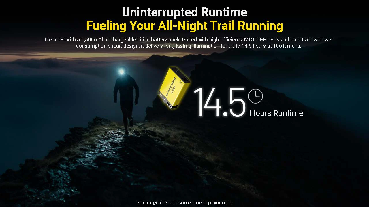 Nitecore UT27 MCT 800 lumen 3 Color Temperatures Running Headlamp - Image 7